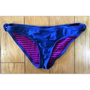 XXI Swim Small Royal Blue Bikini Bottoms Rope Hip
